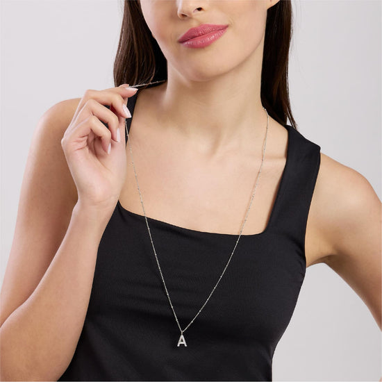 Charm iniziale lettera A Kidult By You in acciaio lucido MISURA UNICA