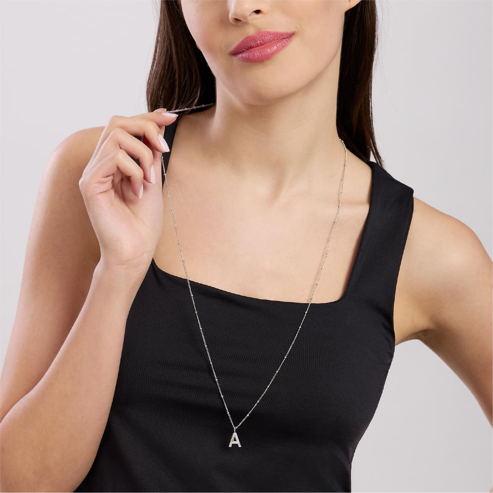 Charm iniziale lettera A Kidult By You in acciaio lucido MISURA UNICA