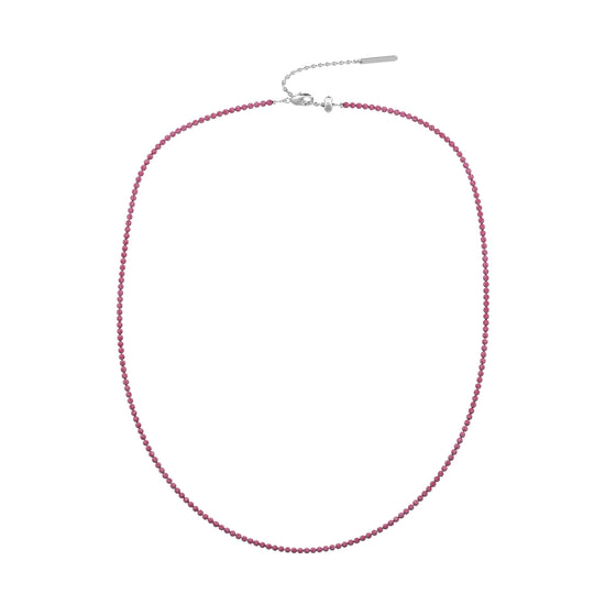 Collana girocollo donna Kidult By You con zirconi rubino MISURA UNICA