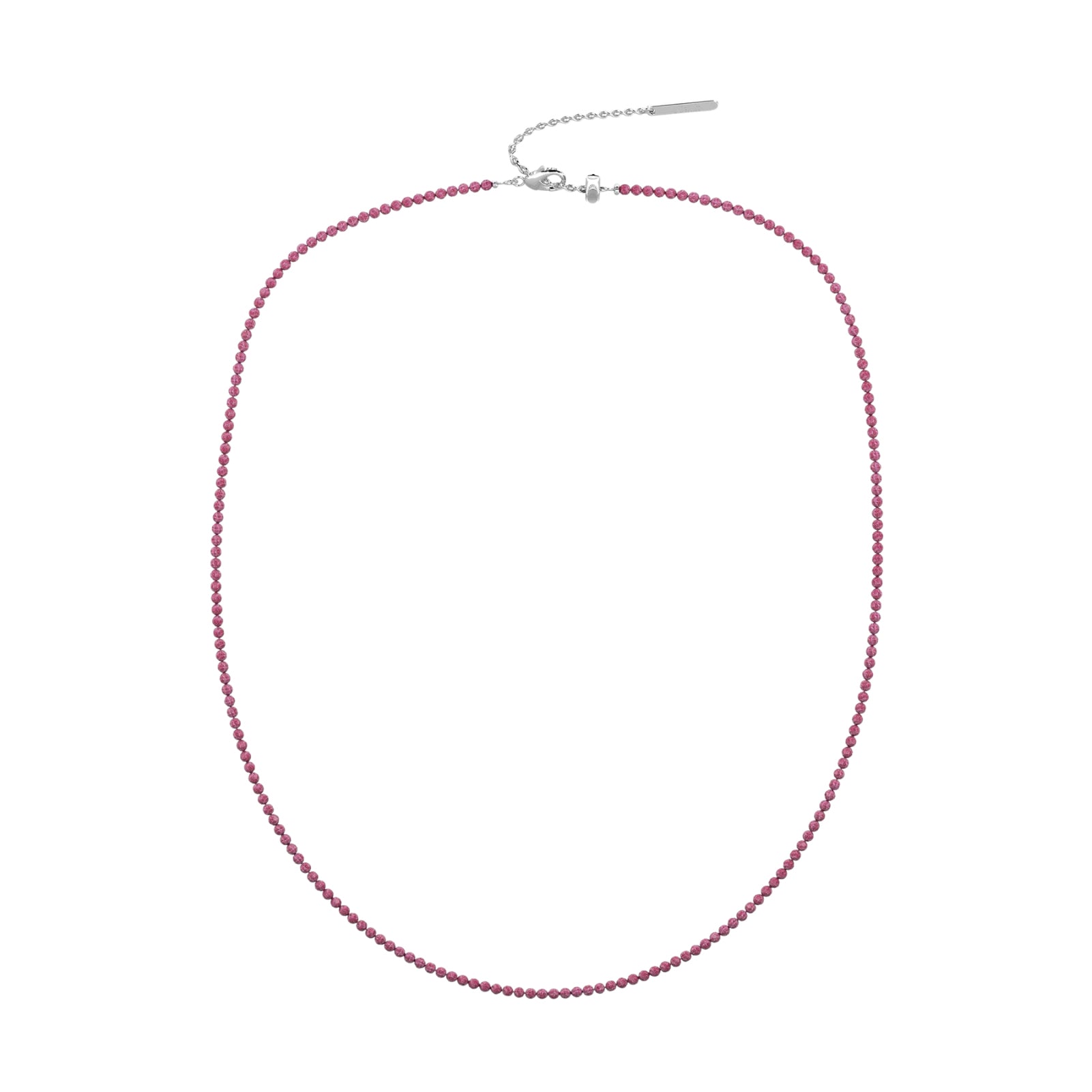 Collana girocollo donna Kidult By You con zirconi rubino MISURA UNICA