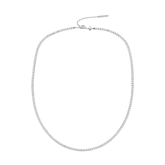 Collana girocollo donna Kidult By You con tennis cristalli MISURA UNICA