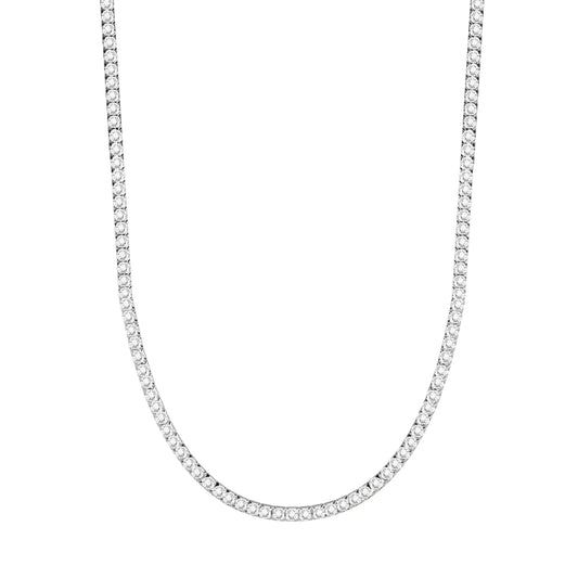 Collana girocollo donna Kidult By You con tennis cristalli MISURA UNICA