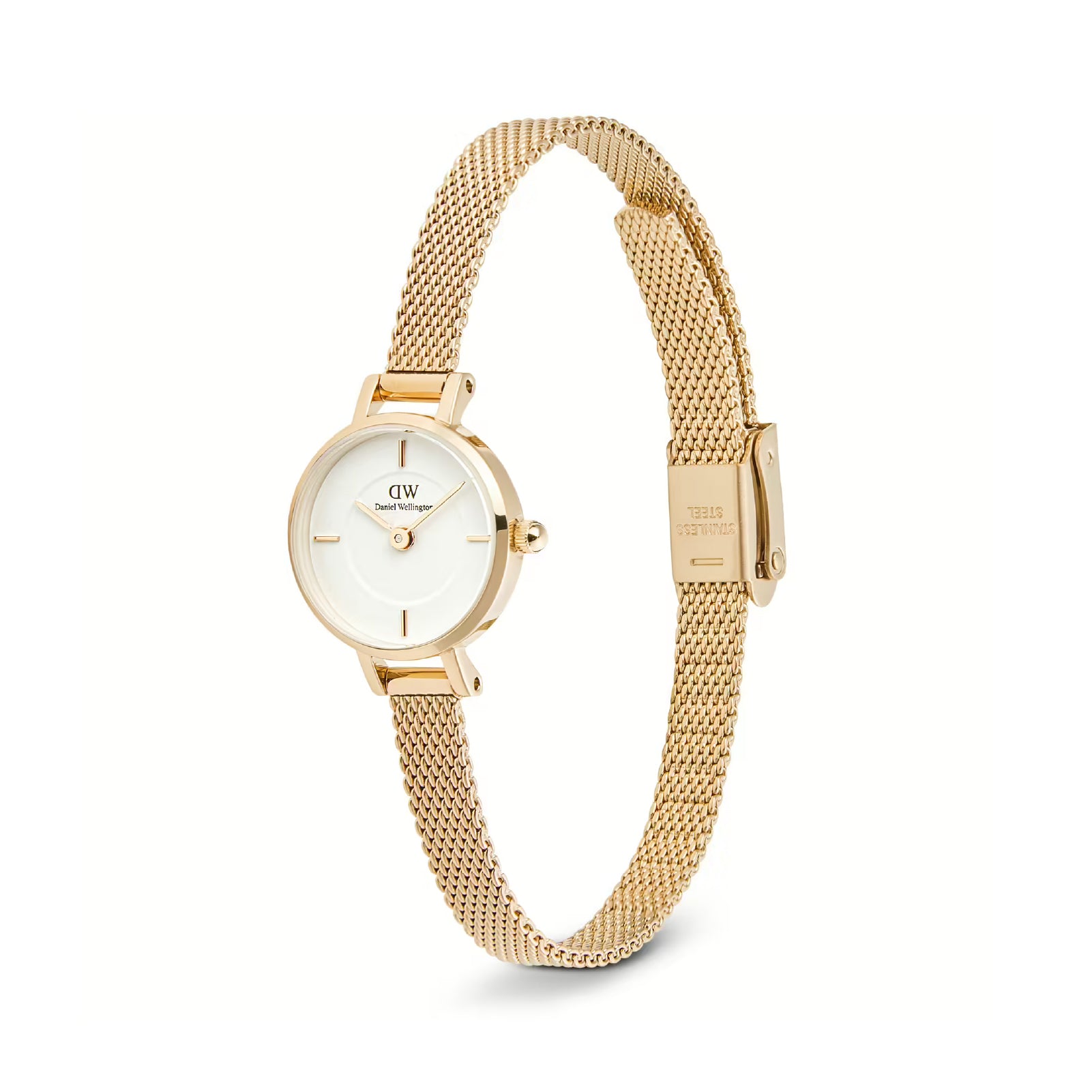 Orologio solo tempo Daniel Wellington acciaio dorato bianco DW.DW00100745