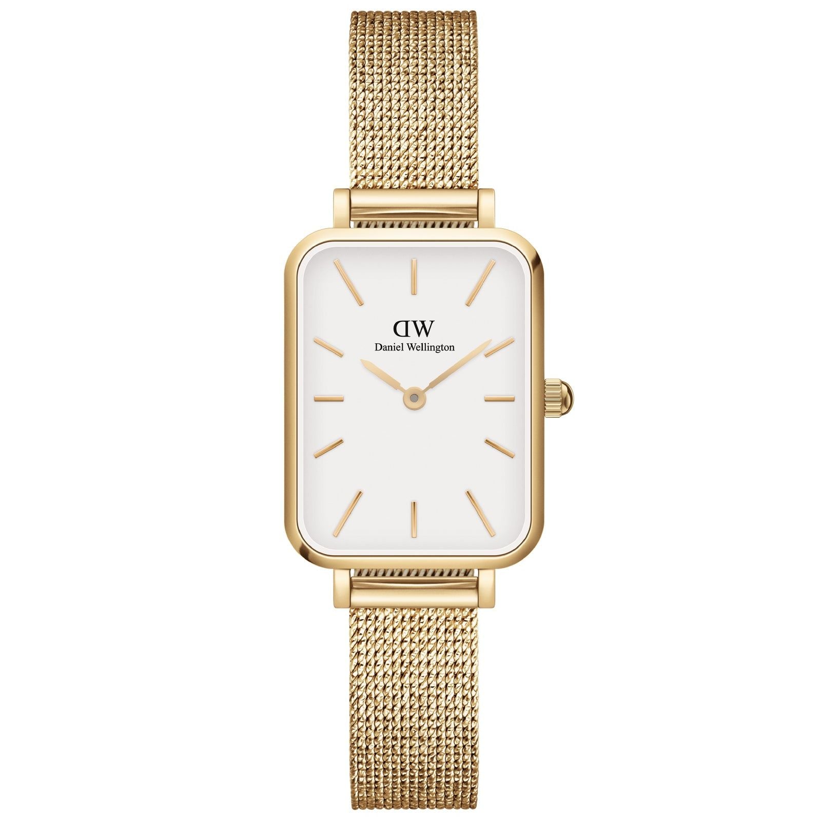 Orologio donna solo tempo Daniel Wellington Quadro in acciaio pvd oro 20x26mm DW00100556-1