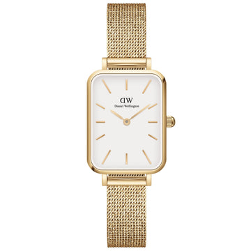 Orologio donna solo tempo Daniel Wellington Quadro in acciaio pvd oro 20x26mm DW00100556-1