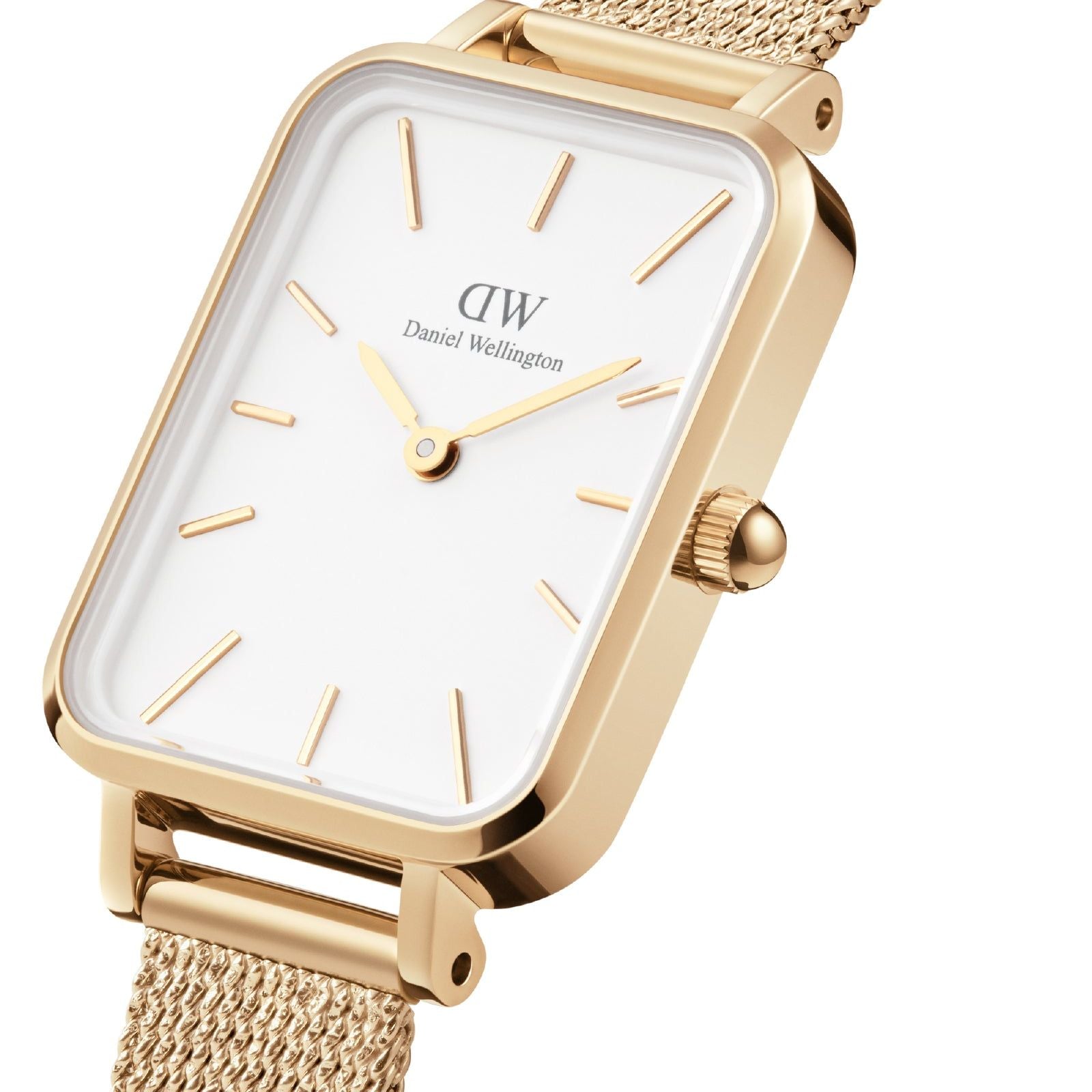 Orologio donna solo tempo Daniel Wellington Quadro in acciaio pvd oro 20x26mm DW00100556-2