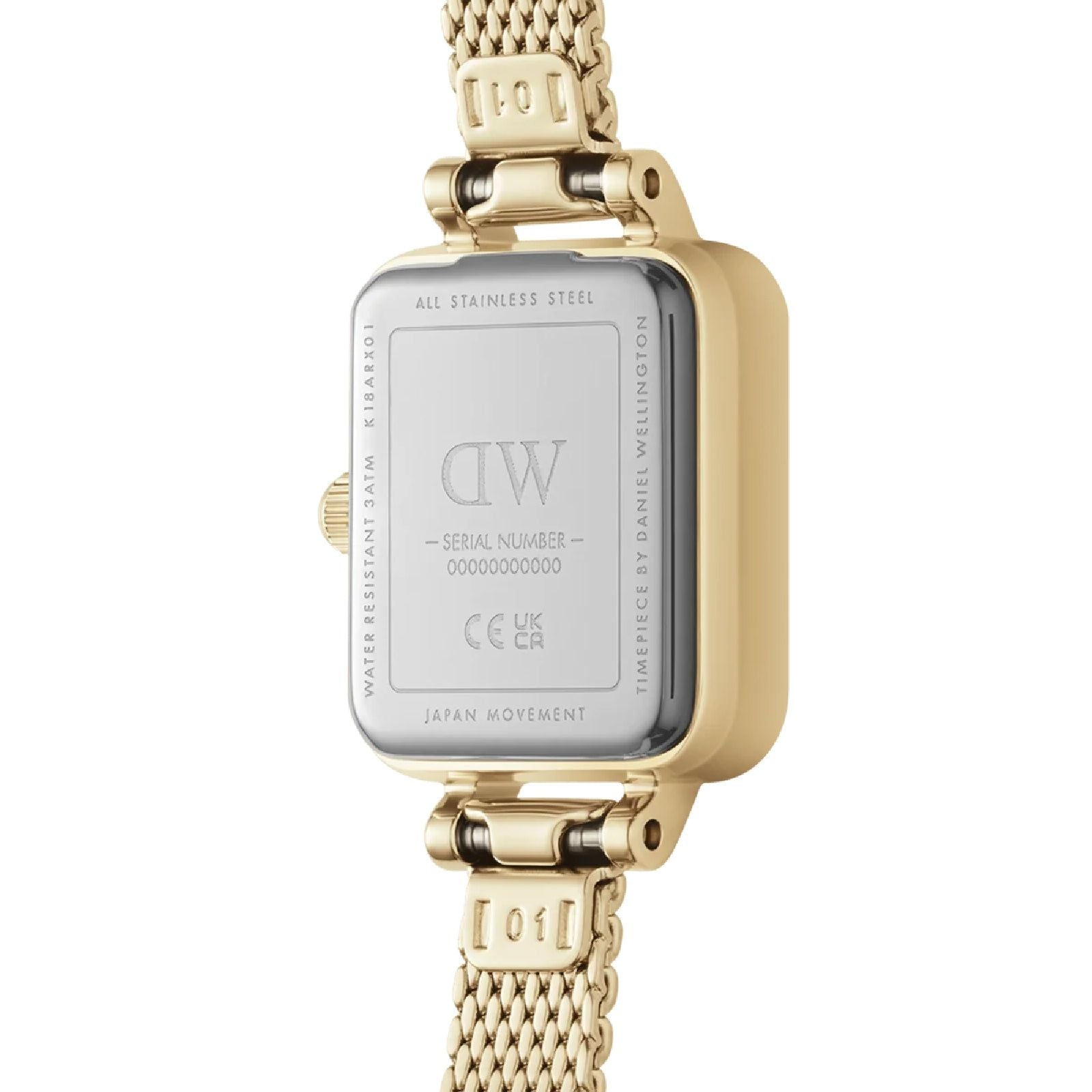 Orologio solo tempo Daniel Wellington Quadro Mini da donna DW00100656-3