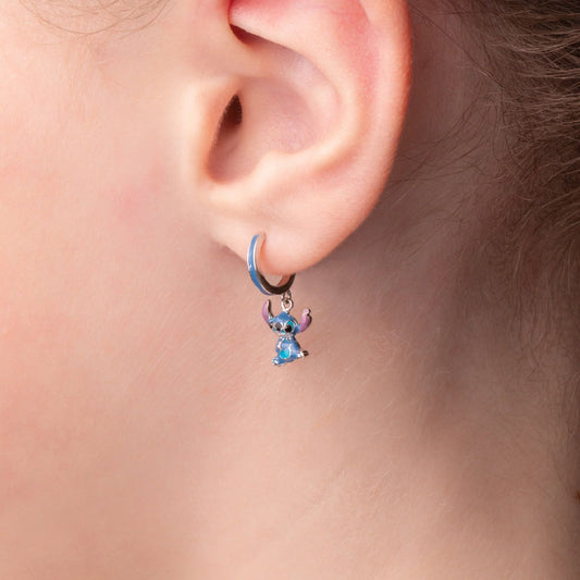 Orecchini pendenti Disney Stitch bambina in argento con pendente di Stitch ES00098SRHL-CS-2