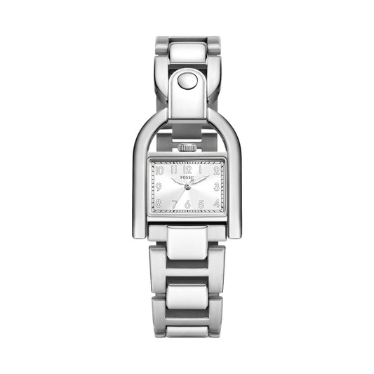 Orologio solo tempo Fossil Harwell da donna in acciaio con cassa a D 28mm ES5326-1