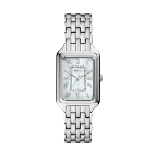 Orologio solo tempo Fossil in acciaio color argento MISURA UNICA