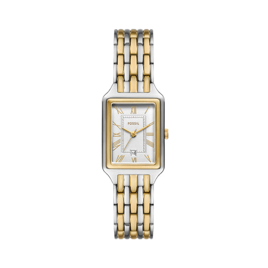 Orologio solo tempo Fossil in acciaio di colore argento e oro F.ES5368