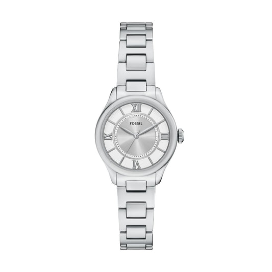 Orologio solo tempo da donna Fossil in acciaio argentato 28mm MISURA UNICA