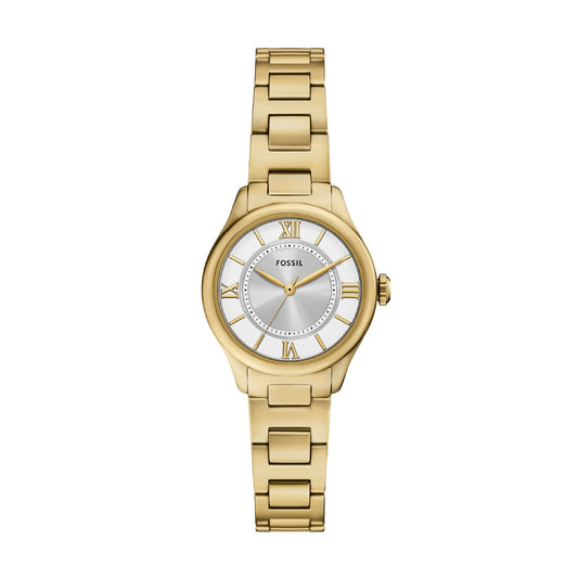 Orologio solo tempo da donna Fossil in acciaio dorato 28mm MISURA UNICA