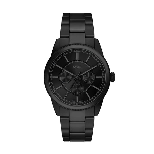 Orologio multifunzione Fossil in acciaio di colore nero opaco MISURA UNICA