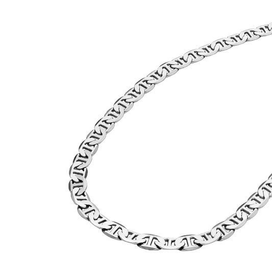 Collana a catena Fossil in acciaio inossidabile argento F.JA7238040