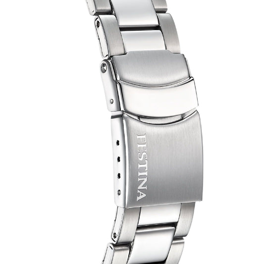 Orologio multifunzione uomo Festina Multifunction acciaio quadrante blu 44,7mm F20623-2-2