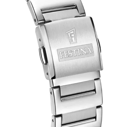 Orologio uomo Festina acciaio quandrante rettangolare 40,5 mm F20677-1-2