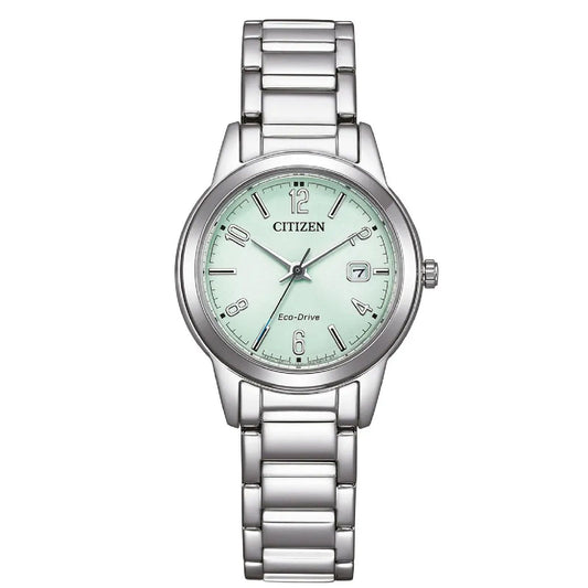 Orologio solo tempo donna Citizen Lady in acciaio con quadrante verde 29,4 mm FE1241-71X-1