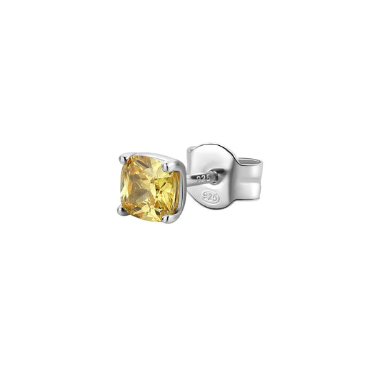 Orecchino punto luce Brosway Fancy donna in argento con zircone giallo FEY06-1