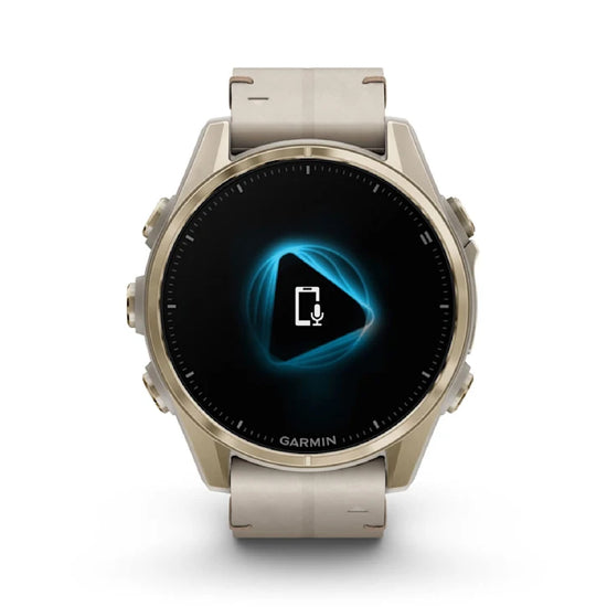 Smartwatch Garmin in acciaio gold e silicone grey sandstone MISURA UNICA