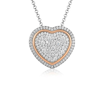 Collana donna Roberto Giannotti Trilogia D'Amore in argento con cuori e zirconi GIA448-1