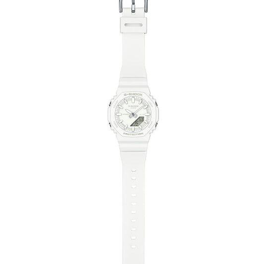 Orologio digitale analogico donna Casio G-Shock resina bianco 46x40mm GMA-P2100-7AER-2