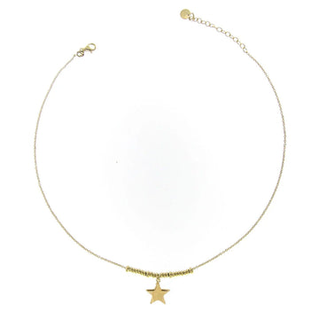 Collana donna Rue Des Mille I Sogni Son Desideri argento dorato con stella GR-002-1SOG-STE-AU-1