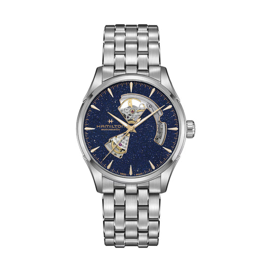 Orologio automatico donna Hamilton in acciaio quadrante blu