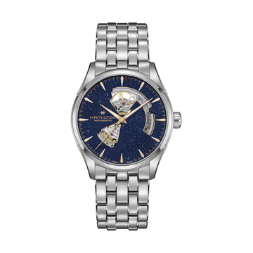 Orologio automatico donna Hamilton in acciaio quadrante blu