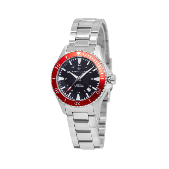 Orologio automatico Hamilton in acciaio grigio da uomo H.H82405130