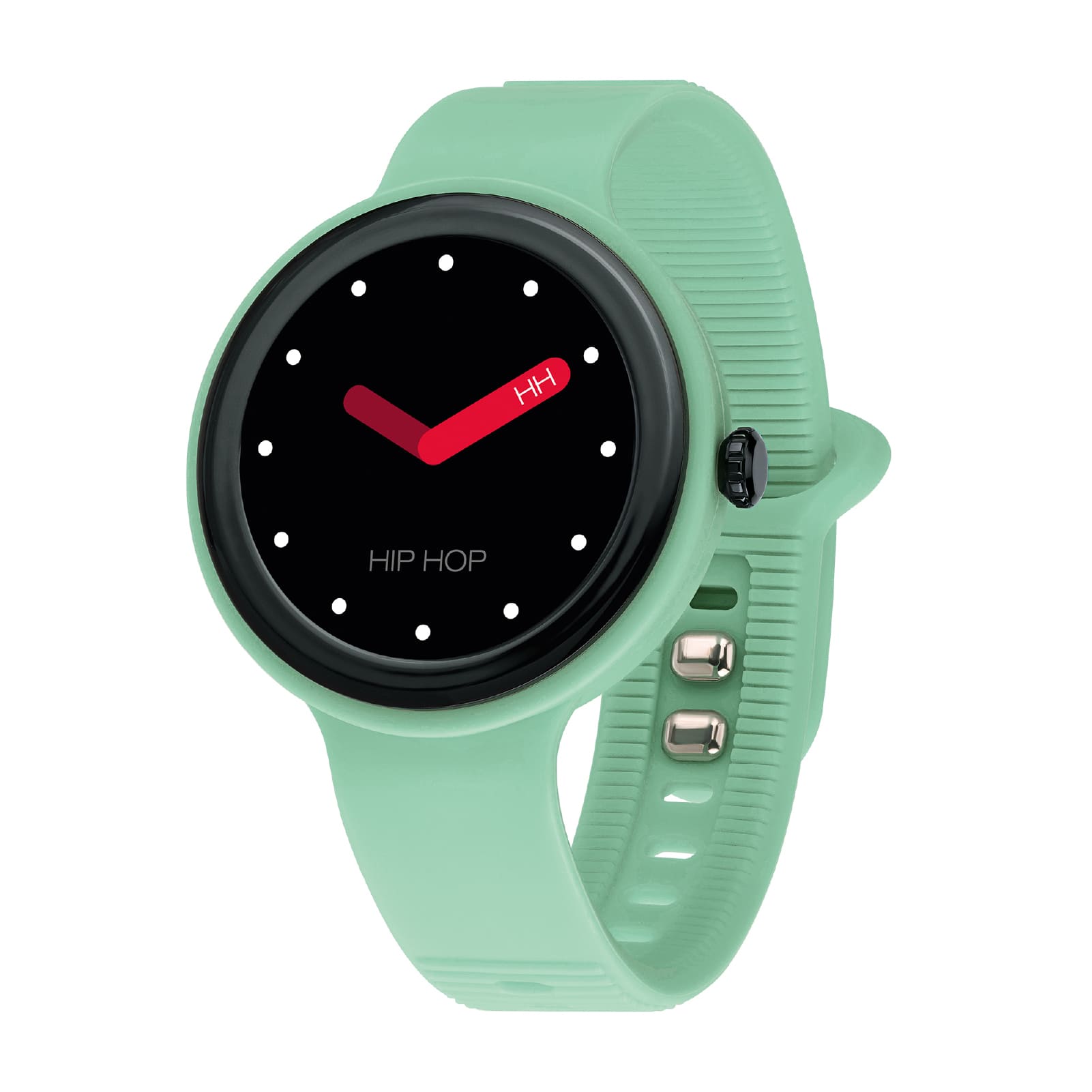 Orologio Smartwatch Hip Hop in silicone colore verde e blu
