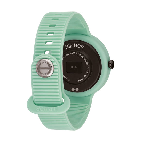 Orologio Smartwatch Hip Hop in silicone colore verde e blu MISURA UNICA