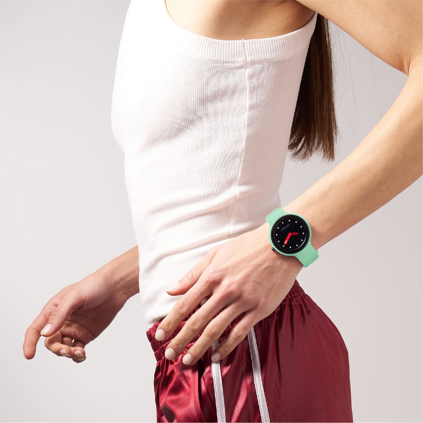 Orologio Smartwatch Hip Hop in silicone colore verde e blu MISURA UNICA