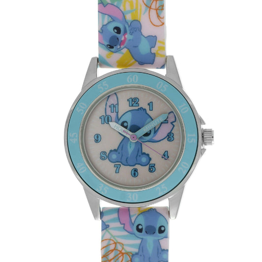 Orologio bimbi Disney Time Teacher Lilo e Stitch con silicone multicolor 33 mm LAS9011-2