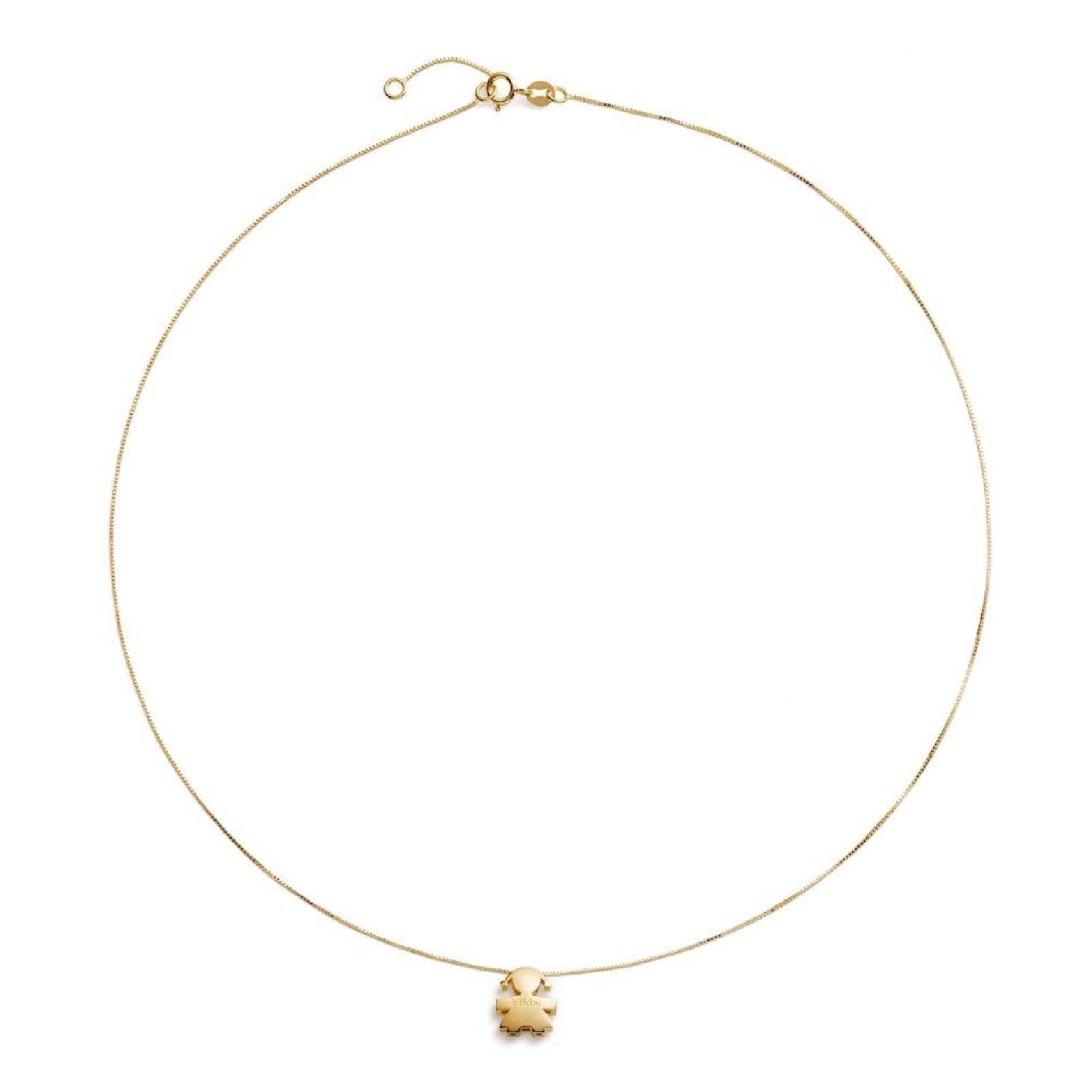 Collana da donna in oro leBebé I Tesorini con ciondolo bimba 1 cm LBB919-3