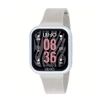 Smartwatch Liu Jo Mini in acciaio e cinturino maglia milano MISURA UNICA