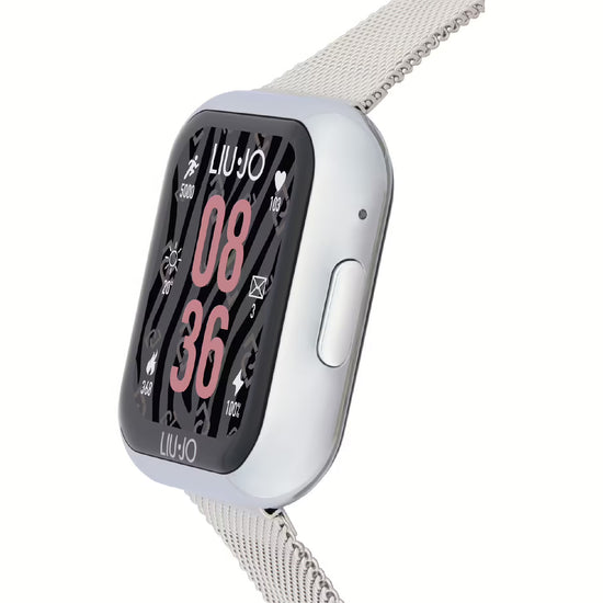 Smartwatch Liu Jo Mini in acciaio e cinturino maglia milano MISURA UNICA
