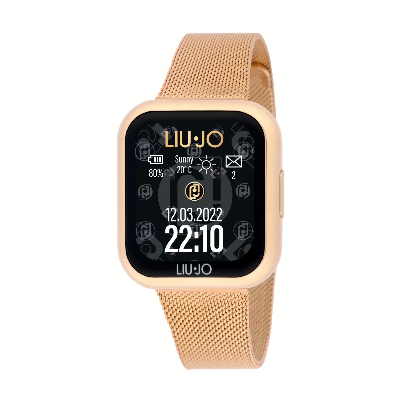 Smartwatch Liu Jo Mini in acciaio rosé cinturino milanese MISURA UNICA