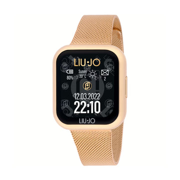 Smartwatch Liu Jo Mini in acciaio rosé cinturino milanese MISURA UNICA