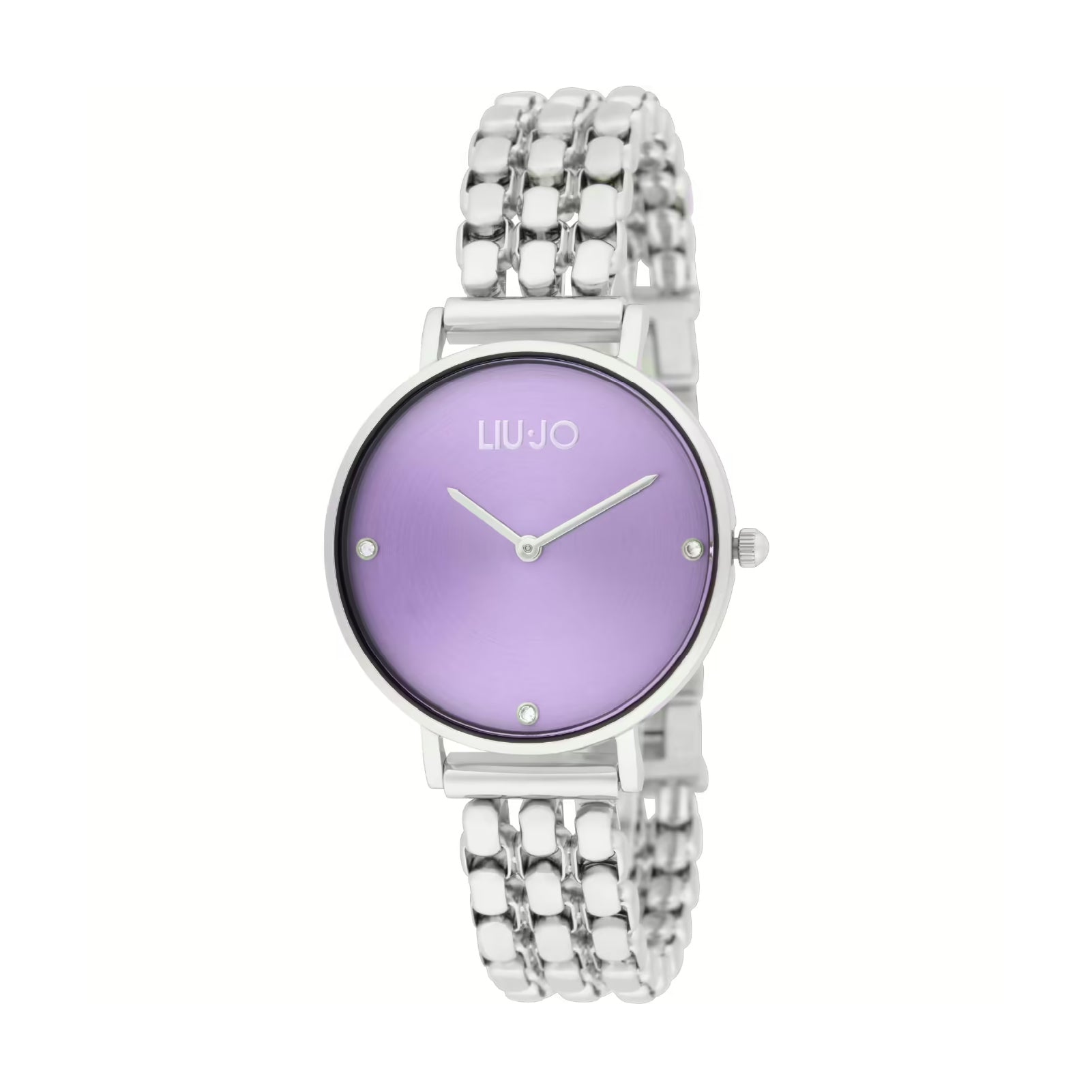 Orologio solo tempo Liu Jo in acciaio con quadrante viola