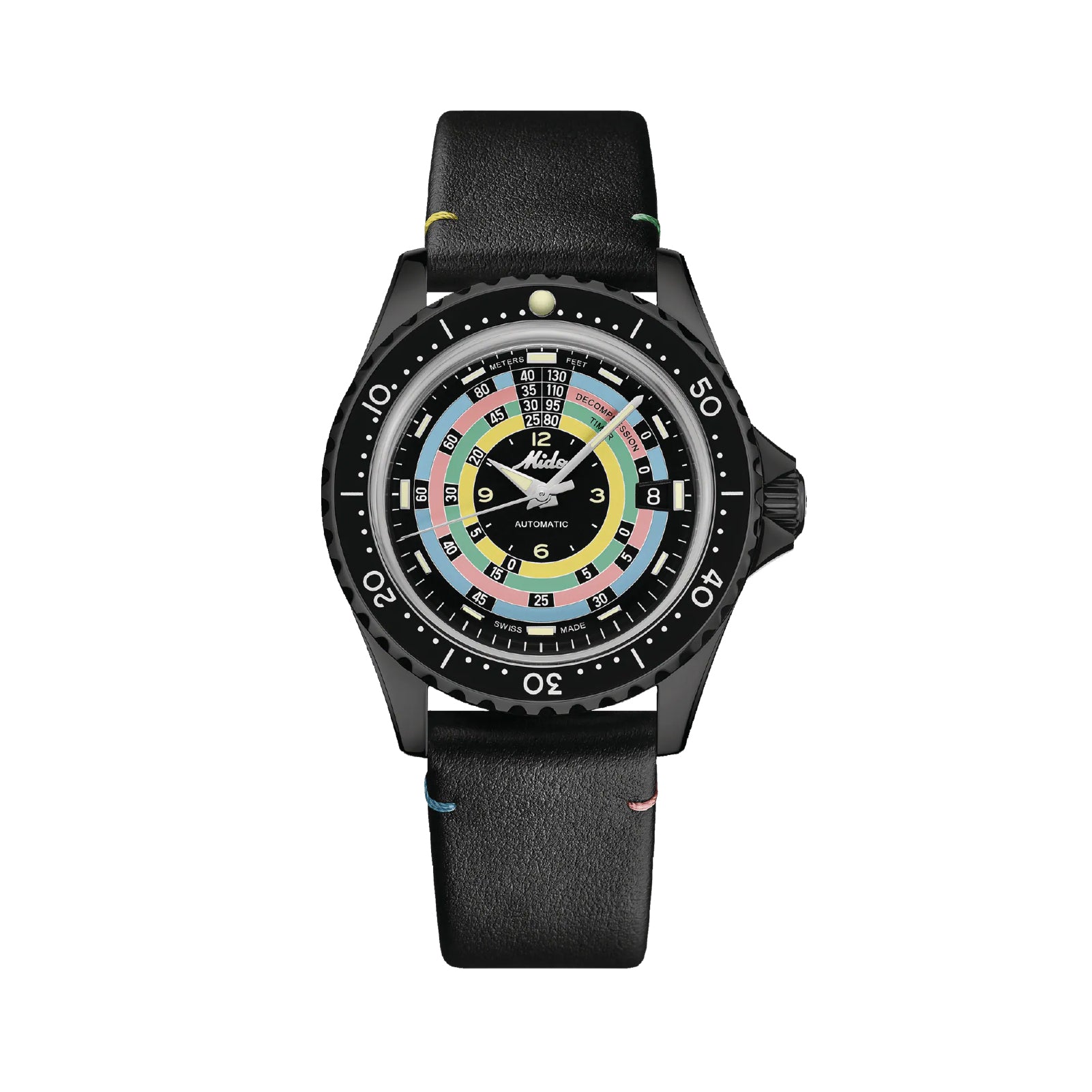 Orologio Mido in acciaio inossidabile con rivestimento PVD nero M.0268073305100