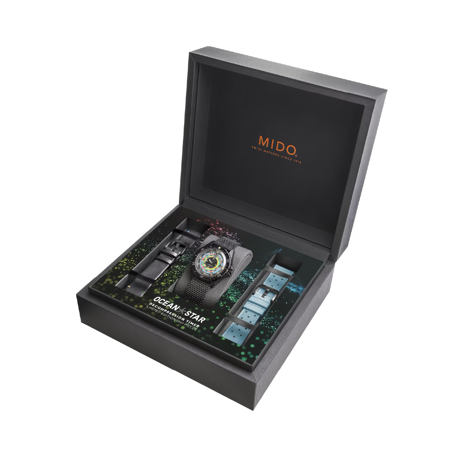 Orologio Mido in acciaio inossidabile con rivestimento PVD nero M.0268073305100