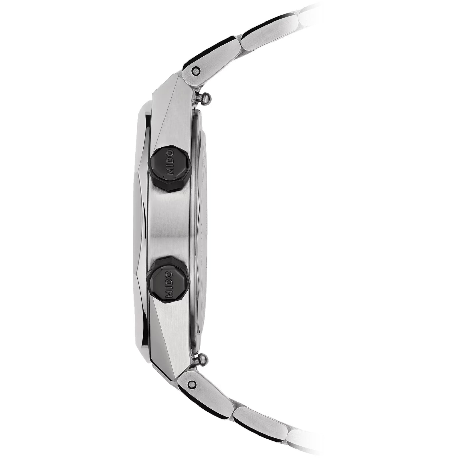 Orologio automatico Mido Multifort 8 da uomo in acciaio con quadrante nero MISURA UNICA