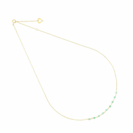 Collana Maman et Sophie Gemme in oro giallo 18k con smeraldi MISURA UNICA
