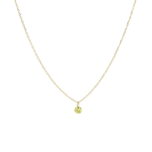 Collana in oro 18kt Maman et Sophie AURUM con diamante giallo MISURA UNICA