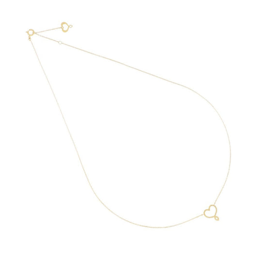 Collana in oro 18kt Maman et Sophie AURUM con cuore puntinato MISURA UNICA