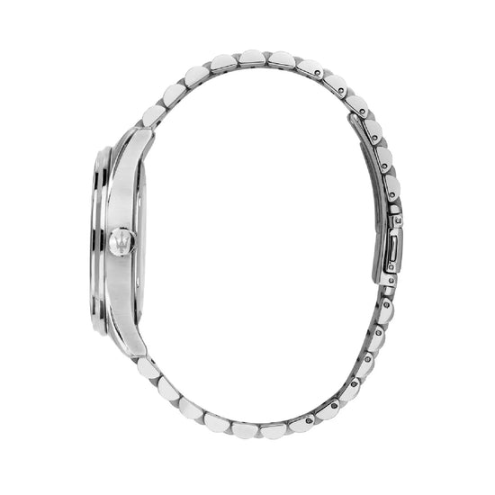 Orologio solo tempo Maserati in acciaio argento e nero M.R8853124003