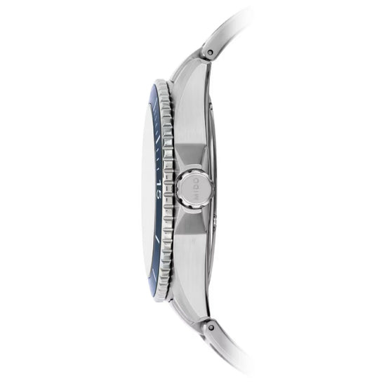 Orologio automatico acciaio Mido Ocean Star 200 uomo argento e blu, datario M0264301104100-3