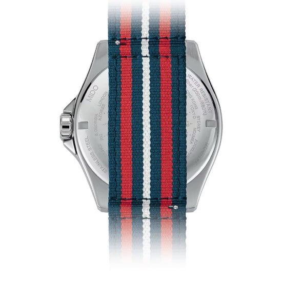 Orologio automatico uomo Mido Ocean Star GMT in acciaio quadrante blu 44 mm M0266291104100-4