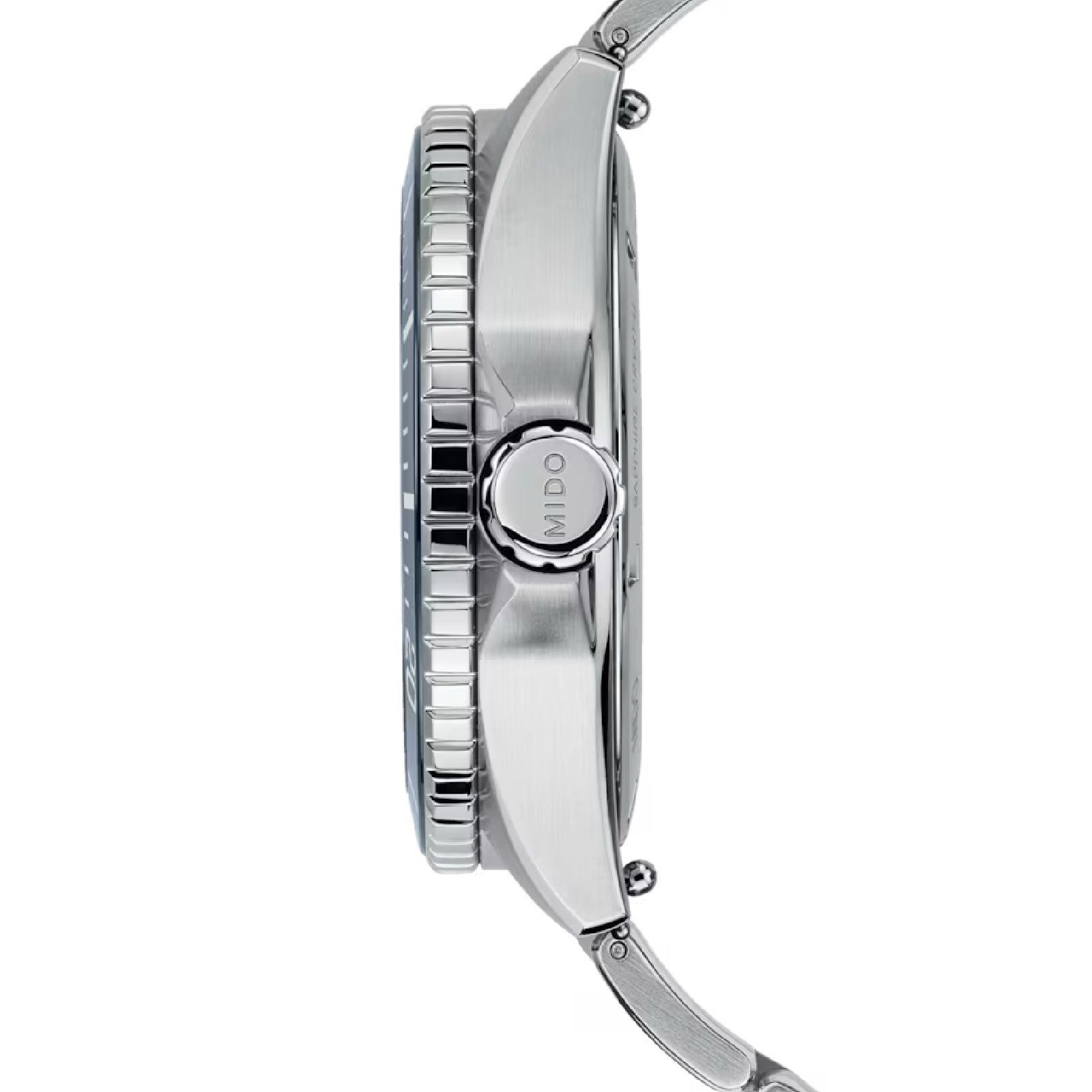 Orologio automatico uomo Mido Ocean Star GMT in acciaio quadrante blu 44 mm M0266291104100-5